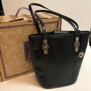 Brighton black leather purse